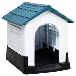 Dog House Blue 22.4"x26.8"x26" Polypropylene - Blue