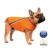 Sustainable Dog Jacket Vest - Orange - M