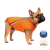 Sustainable Dog Jacket Vest - Orange - S