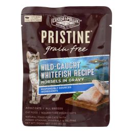 Castor and Pollux Cat - Wild Whitefish Morsel - Grain Free - Case of 24 - 3 oz - 2097996