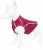 Pet Life Active 'Racerbark' 4-Way Stretch Performance Active Dog Tank Top T-Shirt - Maroon - X-Large