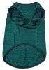 Pet Life Active 'Aero-Pawlse' Heathered Quick-Dry And 4-Way Stretch-Performance Dog Tank Top T-Shirt - Green - Large