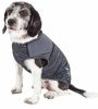 Pet Life Active 'Aero-Pawlse' Heathered Quick-Dry And 4-Way Stretch-Performance Dog Tank Top T-Shirt - Black - Large