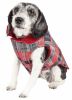 Pet Life 'Scotty' Tartan Classical Plaided Insulated Dog Coat Jacket - Medium