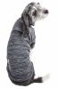 Pet Life Active 'Aero-Pawlse' Heathered Quick-Dry And 4-Way Stretch-Performance Dog Tank Top T-Shirt - Black - Medium