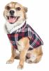 Pet Life 'Puddler' Classical Plaided Insulated Dog Coat Jacket - Medium