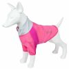 Pet Life Active 'Chewitt Wagassy' 4-Way Stretch Performance Long Sleeve Dog T-Shirt - Pink - Small