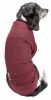 Pet Life Active 'Fur-Flexed' Relax-Stretch Wick-Proof Performance Dog Polo T-Shirt - Burgundy - Large