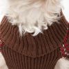 Vintage Symphony Static Fashion Knitted Dog Sweater - Medium