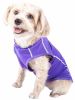 Pet Life Active 'Racerbark' 4-Way Stretch Performance Active Dog Tank Top T-Shirt - Purple - Small