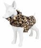 Pet Life Luxe 'Poocheetah' Ravishing Designer Spotted Cheetah Patterned Mink Fur Dog Coat Jacket - Medium