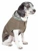 Pet Life Active 'Pull-Rover' Premium 4-Way Stretch Two-Toned Performance Sleeveless Dog T-Shirt Tank Top Hoodie - Green - Small