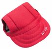 Pet Life 'Cap-Tivating' Uv Protectant Adjustable Fashion Dog Hat Cap - Red - Medium