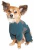 Dog Helios 'Rufflex' Mediumweight 4-Way-Stretch Breathable Full Bodied Performance Dog Warmup Track Suit - Blue - Small