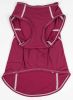 Pet Life Active 'Racerbark' 4-Way Stretch Performance Active Dog Tank Top T-Shirt - Maroon - Large