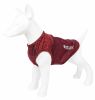 Pet Life Active 'Aero-Pawlse' Heathered Quick-Dry And 4-Way Stretch-Performance Dog Tank Top T-Shirt - Red - X-Small