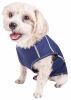 Pet Life Active 'Racerbark' 4-Way Stretch Performance Active Dog Tank Top T-Shirt - Navy - X-Large