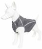 Pet Life Active 'Racerbark' 4-Way Stretch Performance Active Dog Tank Top T-Shirt - Grey - Medium