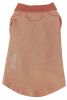 Pet Life Active 'Fur-Flexed' Relax-Stretch Wick-Proof Performance Dog Polo T-Shirt - Brown - X-Large