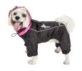 Helios Weather-King Ultimate Windproof Full Bodied Pet Jacket - Large - (JKHL8BKLG)