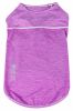 Pet Life Active 'Aero-Pawlse' Heathered Quick-Dry And 4-Way Stretch-Performance Dog Tank Top T-Shirt - Purple - Small