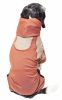 Pet Life Active 'Fur-Breeze' Heathered Performance 4-Way Stretch Two-Toned Full Bodied Hoodie - Orange - X-Large