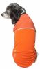 Pet Life Active 'Aero-Pawlse' Heathered Quick-Dry And 4-Way Stretch-Performance Dog Tank Top T-Shirt - Orange - Medium