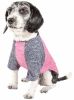 Pet Life Active 'Hybreed' 4-Way Stretch Two-Toned Performance Dog T-Shirt - Pink - Medium