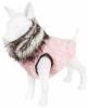 Pet Life Luxe 'Pinkachew' Charming Designer Mink Fur Dog Coat Jacket - X-Small