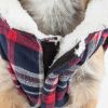 Pet Life 'Puddler' Classical Plaided Insulated Dog Coat Jacket - X-Large