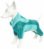 Pet Life Active 'Warm-Pup' Heathered Performance 4-Way Stretch Two-Toned Full Body Warm Up - Green - X-Large