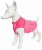 Pet Life Active 'Aero-Pawlse' Heathered Quick-Dry And 4-Way Stretch-Performance Dog Tank Top T-Shirt - Pink - Small