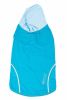 Pet Life Active 'Pull-Rover' Premium 4-Way Stretch Two-Toned Performance Sleeveless Dog T-Shirt Tank Top Hoodie - Blue - X-Small