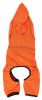 Pet Life Active 'Pawsterity' Heathered Performance 4-Way Stretch Two-Toned Full Bodied Hoodie - Orange - Large