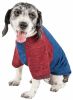 Pet Life Active 'Hybreed' 4-Way Stretch Two-Toned Performance Dog T-Shirt - Blue - X-Large