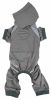 Dog Helios 'Namastail' Lightweight 4-Way Stretch Breathable Full Bodied Performance Yoga Dog Hoodie Tracksuit - Grey - Medium