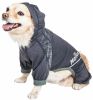 Dog Helios 'Namastail' Lightweight 4-Way Stretch Breathable Full Bodied Performance Yoga Dog Hoodie Tracksuit - Black - Small