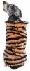 Pet Life Luxe 'Tigerbone' Glamourous Tiger Patterned Mink Fur Dog Coat Jacket - Medium