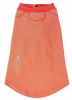 Pet Life Active 'Fur-Flexed' Relax-Stretch Wick-Proof Performance Dog Polo T-Shirt - Orange - Medium