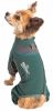 Dog Helios 'Rufflex' Mediumweight 4-Way-Stretch Breathable Full Bodied Performance Dog Warmup Track Suit - Green - Small