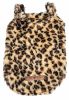 Pet Life Luxe 'Poocheetah' Ravishing Designer Spotted Cheetah Patterned Mink Fur Dog Coat Jacket - Small