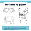 Dog Goggles Small Breed; Easy Wear Small Dog Sunglasses; Adjustable UV Protection Puppy Sunglasses for Small to Medium Dog - Orange