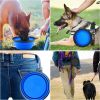 Travel Walking Pet Supplies Portable Cat Dog Bowls Water Feeder - Blue - 1000 mL