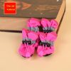 Pet Dog shoes Waterproof chihuahua Anti-slip boots zapatos para perro puppy cat socks botas sapato para cachorro chaussure chien - Pink - 7