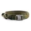 Pet Collar For Dog & Cat; Adjustable Nylon Outdoor Dog Collars For Medium Large Dogs; Dog Collar - Khaki - L