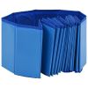 Foldable Dog Swimming Pool Blue 63"x11.8" PVC - Blue