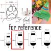 4 Pcs Red Panda Knitted Dogs Socks Cat Socks Cute Pet Socks Dog Paw Protection for Puppy Indoor Wear - Default