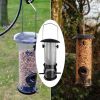 Automatic bird feeder; suspended hummingbird feeder for Garden Yard Outdoor Decoration - Black