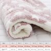 Cat dog sleeping mat warm thickened Sleeping pad blanket;  dog house warm mattress pet cushion - White Star with Bean Paste - No.4 61 * 41cm