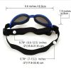 Pet Sunglasses For Dog & Cat; Foldable Dog Glasses For Outdoor; Cat Sunglasses; Pet Accessories - White - One-size